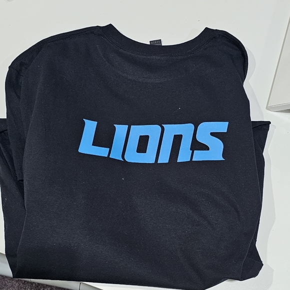 Black Size Large NWOT Game Day Lions - Picture 2 of 2